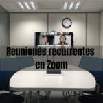 Programar reuniones periódicas en Zoom