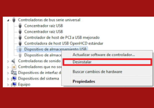 desinstalar por error de conectividad